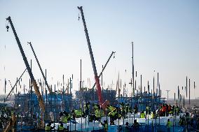 Construction Site of Ice and Snow World - China