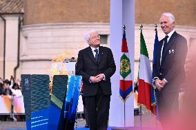 GIOCHI OLIMPICI - Olimpiadi Invernali Milano-Cortina 2026 - Olympic Torch Relay Inauguration Ceremony