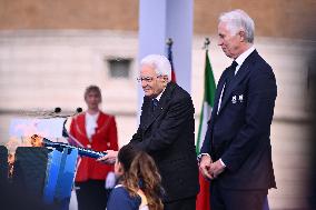 Milan Cortina 2026 Olympic Torch Relay Inauguration Ceremony - Rome