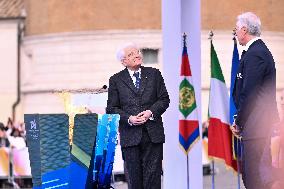 Milan Cortina 2026 Olympic Torch Relay Inauguration Ceremony - Rome