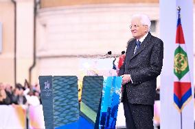 Milan Cortina 2026 Olympic Torch Relay Inauguration Ceremony - Rome