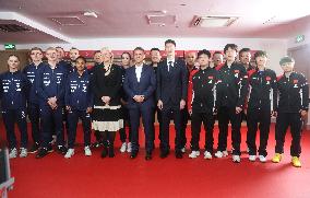 Macron at ITTF Mixed Team World Cup 2025 - China