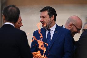 GIOCHI OLIMPICI - Olimpiadi Invernali Milano-Cortina 2026 - Olympic Torch Relay Inauguration Ceremony