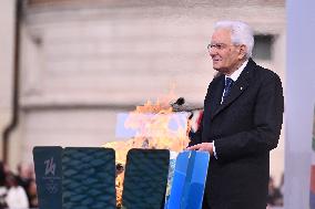 Milan Cortina 2026 Olympic Torch Relay Inauguration Ceremony - Rome