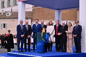 Milan Cortina 2026 Olympic Torch Relay Inauguration Ceremony - Rome