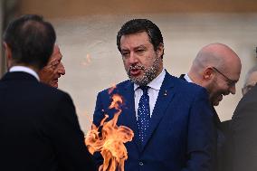 Milan Cortina 2026 Olympic Torch Relay Inauguration Ceremony - Rome