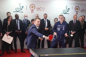 Macron at ITTF Mixed Team World Cup 2025 - China