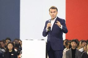 Macron Visits Sichuan University - China
