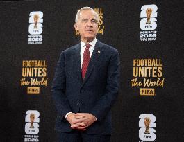 PM Mark Carney And Wife At FIFA World Cup Draw Red Carpet - Washington