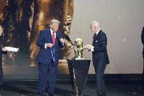 Donald Trump Receives The FIFA Peace Prize At 2026 FIFA World Cup Draw Event - Washington