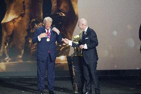Donald Trump Receives The FIFA Peace Prize At 2026 FIFA World Cup Draw Event - Washington