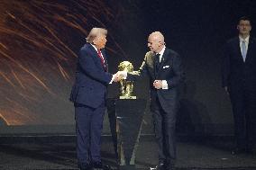 Donald Trump Receives The FIFA Peace Prize At 2026 FIFA World Cup Draw Event - Washington