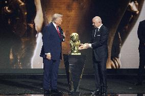 Donald Trump Receives The FIFA Peace Prize At 2026 FIFA World Cup Draw Event - Washington