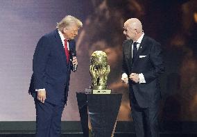 Donald Trump Receives The FIFA Peace Prize At 2026 FIFA World Cup Draw Event - Washington