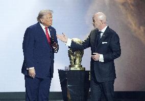 Donald Trump Receives The FIFA Peace Prize At 2026 FIFA World Cup Draw Event - Washington