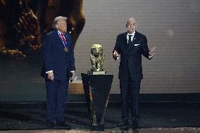 Donald Trump Receives The FIFA Peace Prize At 2026 FIFA World Cup Draw Event - Washington
