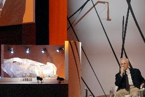 LVMH plans Paris Art Foundation for Louis Vuitton during a press conference, Paris