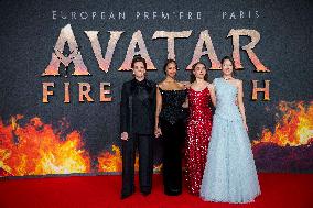 « Avatar: Fire And Ash » European Premiere - Paris