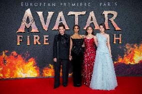 « Avatar: Fire And Ash » European Premiere - Paris