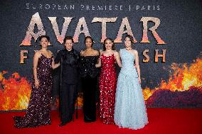 « Avatar: Fire And Ash » European Premiere - Paris