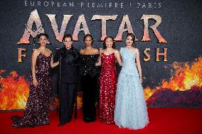 « Avatar: Fire And Ash » European Premiere - Paris