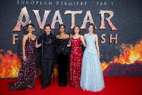 « Avatar: Fire And Ash » European Premiere - Paris