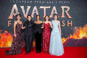« Avatar: Fire And Ash » European Premiere - Paris