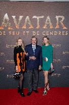 Avatar: Fire And Ash European Premiere Guest and VIP - Paris AJ