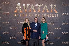 Avatar: Fire And Ash European Premiere Guest and VIP - Paris AJ