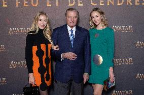 Avatar: Fire And Ash European Premiere Guest and VIP - Paris AJ