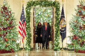 President Trump and First Lady attend Andrea Bocelli Concert