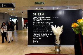 Shein Store at BHV - Paris