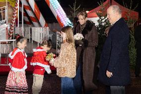 NO TABLOID - Opening of the Christmas Market of Monaco