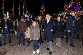 NO TABLOID - Opening of the Christmas Market of Monaco