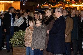 NO TABLOID - Opening of the Christmas Market of Monaco