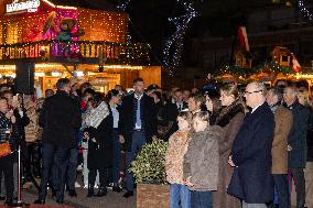NO TABLOID - Opening of the Christmas Market of Monaco