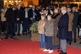 NO TABLOID - Opening of the Christmas Market of Monaco