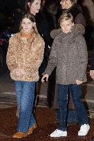 NO TABLOID - Opening of the Christmas Market of Monaco