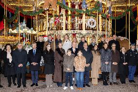 NO TABLOID - Opening of the Christmas Market of Monaco