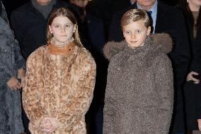 NO TABLOID - Opening of the Christmas Market of Monaco