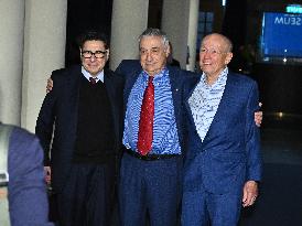 NOBEL CHAIRS ARE SIGNED BY THE PRIZE WINNERS