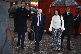 NOBEL CHAIRS ARE SIGNED BY THE PRIZE WINNERS