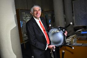 NOBEL CHAIRS ARE SIGNED BY THE PRIZE WINNERS