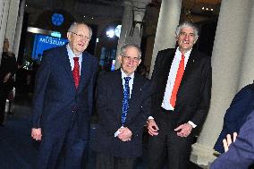 NOBEL CHAIRS ARE SIGNED BY THE PRIZE WINNERS