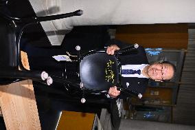 NOBEL CHAIRS ARE SIGNED BY THE PRIZE WINNERS