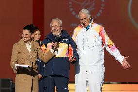 Launch of the Olympic Flame's journey in Rome - Italy