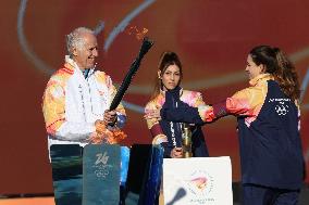Launch of the Olympic Flame's journey in Rome - Italy