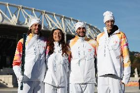 Launch of the Olympic Flame's journey in Rome - Italy