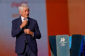 Launch of the Olympic Flame's journey in Rome - Italy