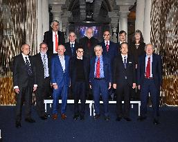 NOBEL CHAIRS ARE SIGNED BY THE PRIZE WINNERS